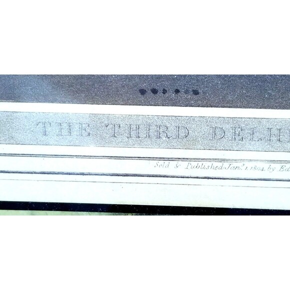 1800s Third Delhi Gates of Bangalore Lithograph Series Brief History of India - Picture 5 of 9